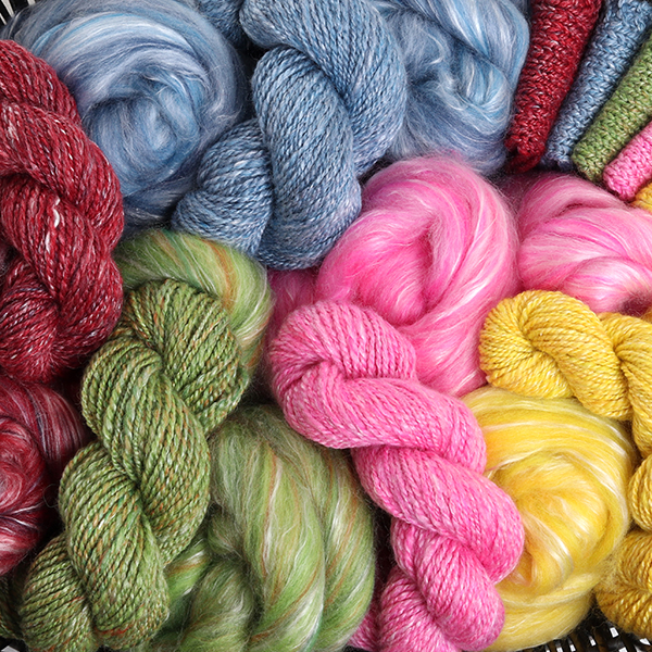 Ashford Kammzug Seide/Merino - Skyscape