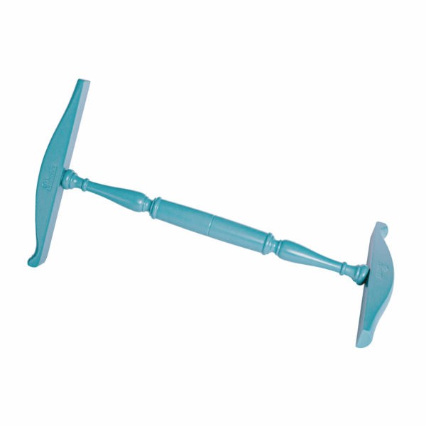 Kromski Kreuzhaspel Niddy Noddy groß lackiert Blau