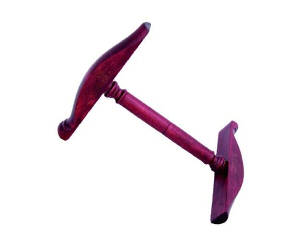 Kromski Kreuzhaspel Niddy Noddy klein lackiert Mahagoni