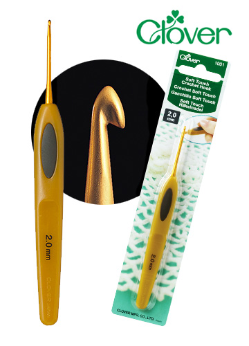 Clover Soft Touch Häkelnadel 2,0 mm