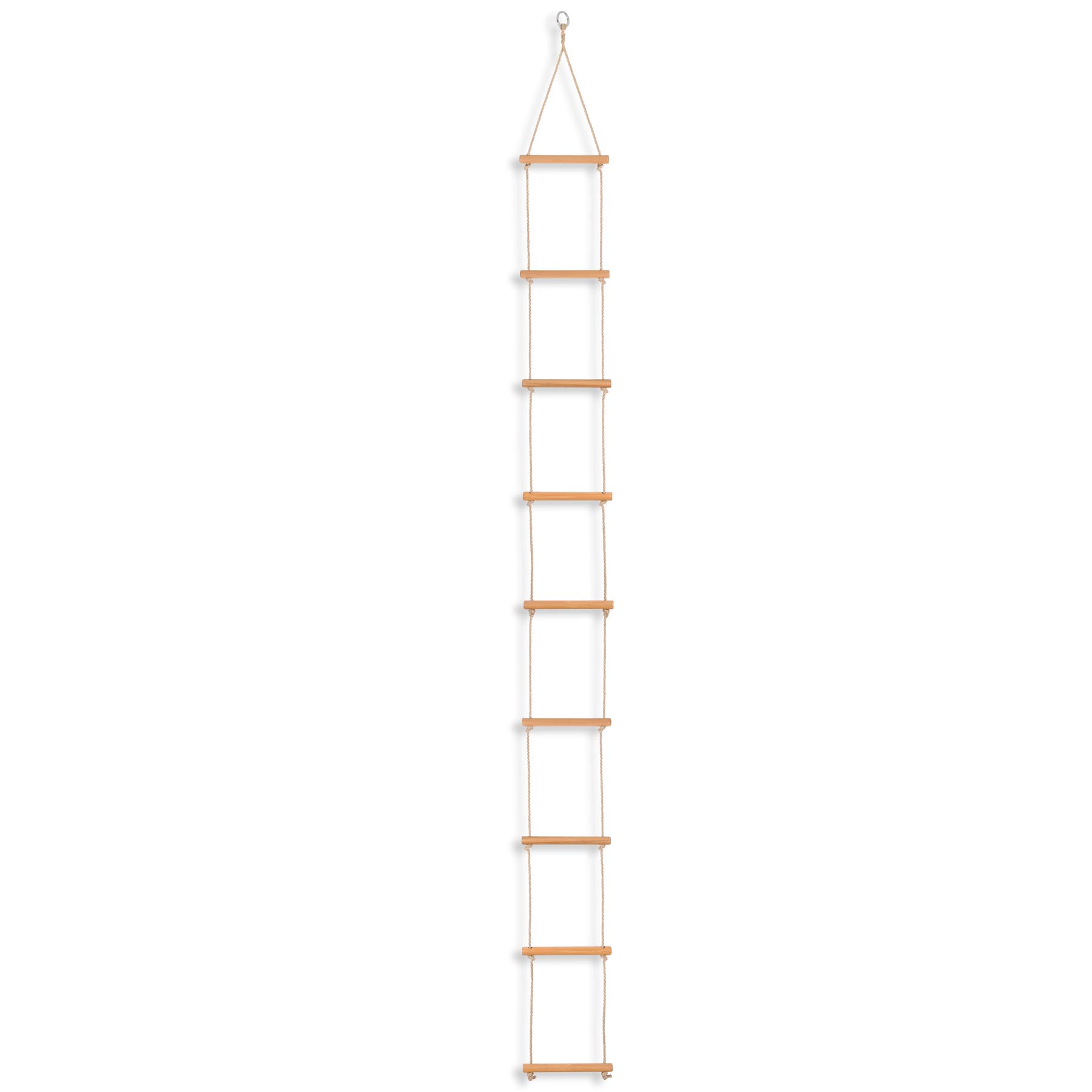 Kinderstrickleiter 3,0 m, PP beige 8 mm, 9 Sprossen