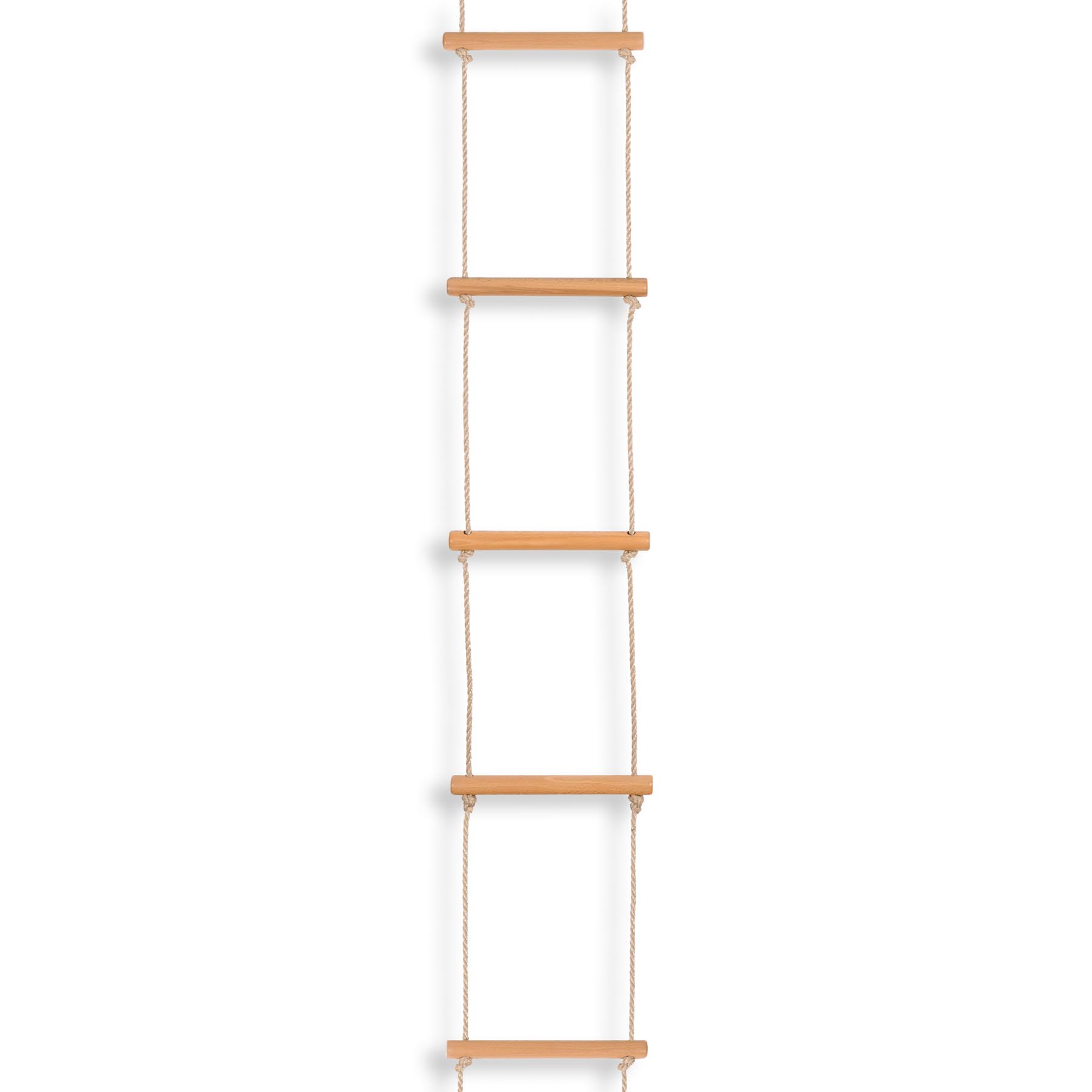 Kinderstrickleiter 3,0 m, PP beige 8 mm, 9 Sprossen