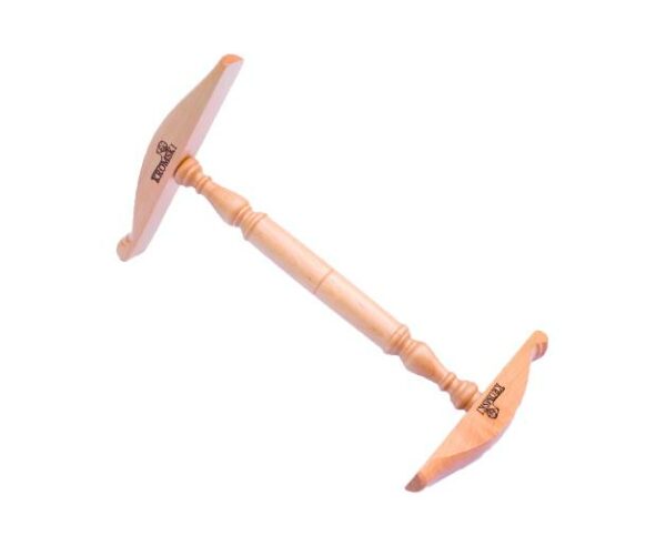 Kromski Kreuzhaspel Niddy Noddy mittel lackiert