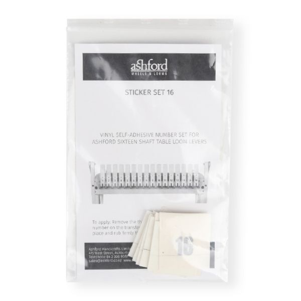 Ashford Table Loom Sticker 16 Schaft