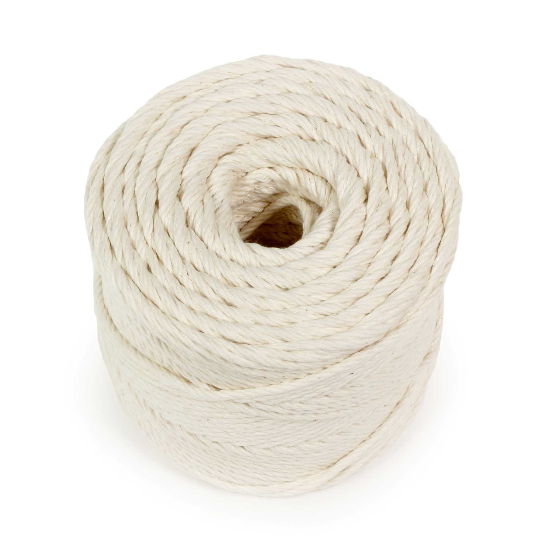 Makrameegarn Baumwolle natur 3 mm, 125 m