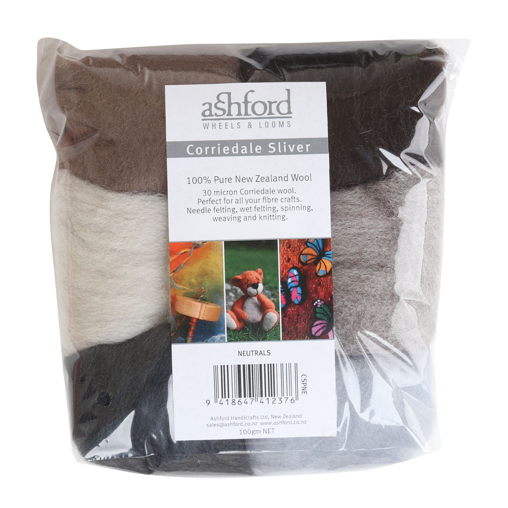 Ashford Corriedale Farbthemen-Set Neutrals