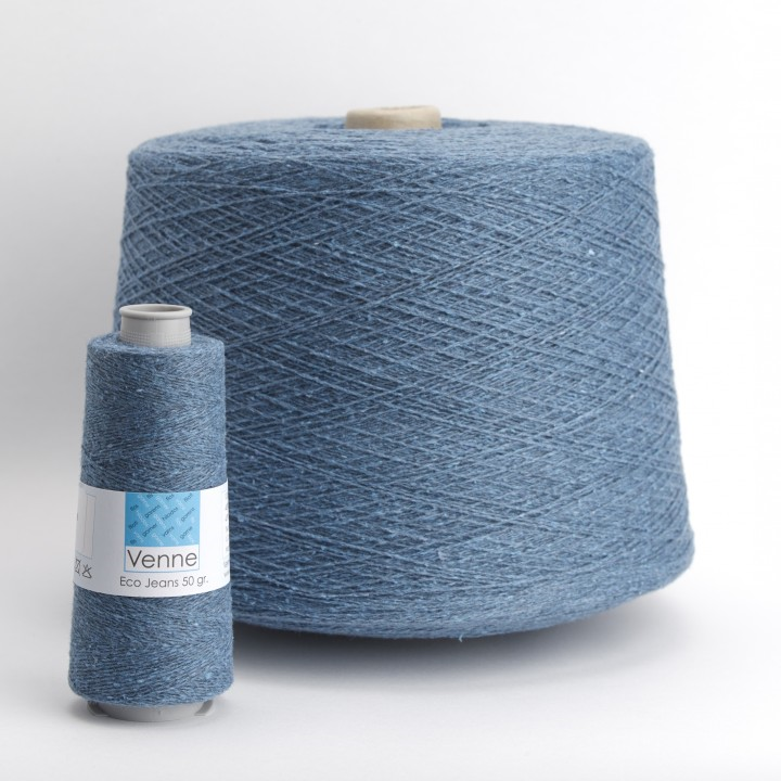 Venne Eco Jeans 100% recycled Nm 12/2 Platin