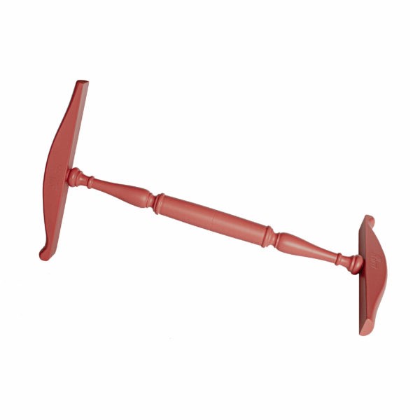 Kromski Kreuzhaspel Niddy Noddy groß lackiert Koralle