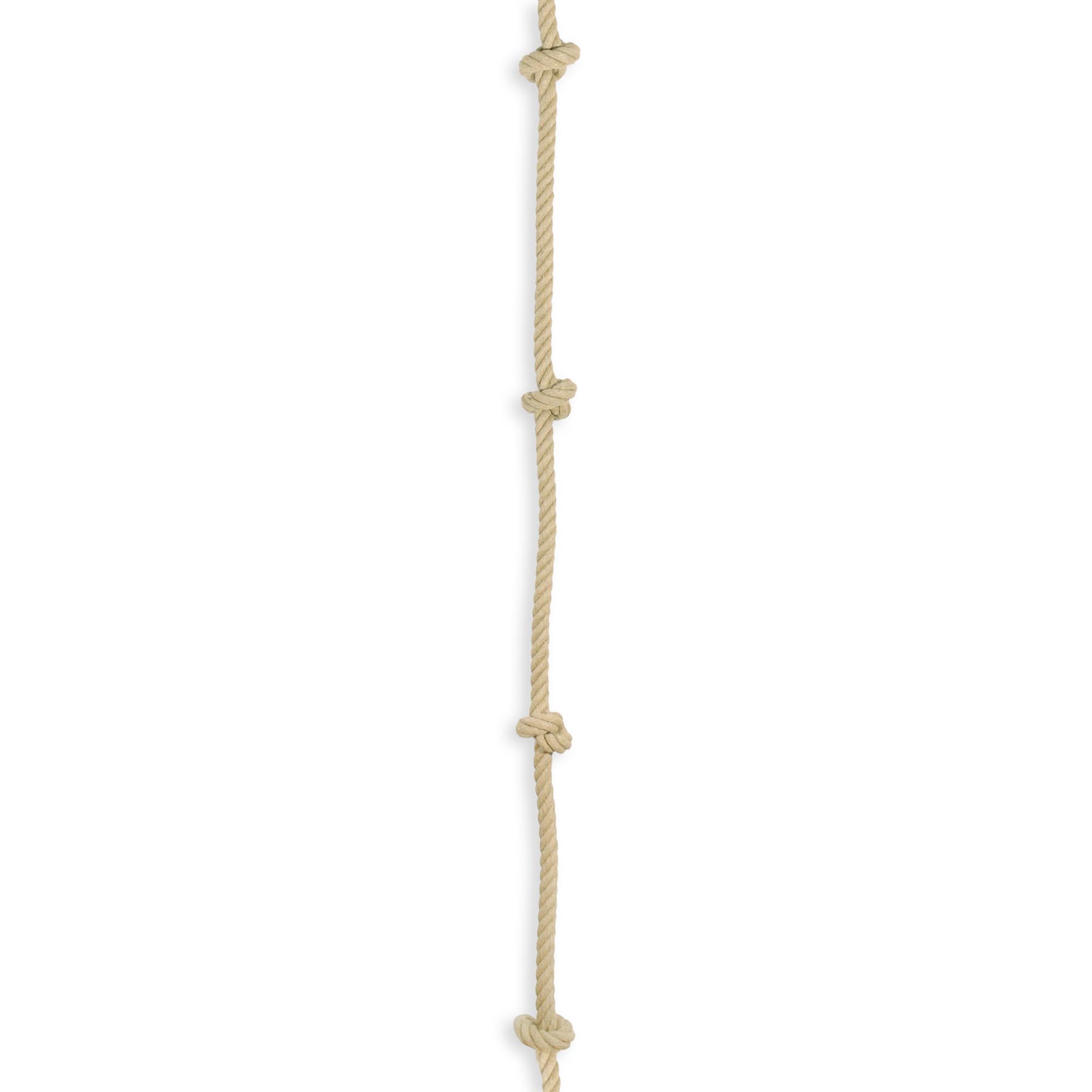 Knotentau, 3,0 m, 6 Knoten, 24 mm, Ring + Endschlauch