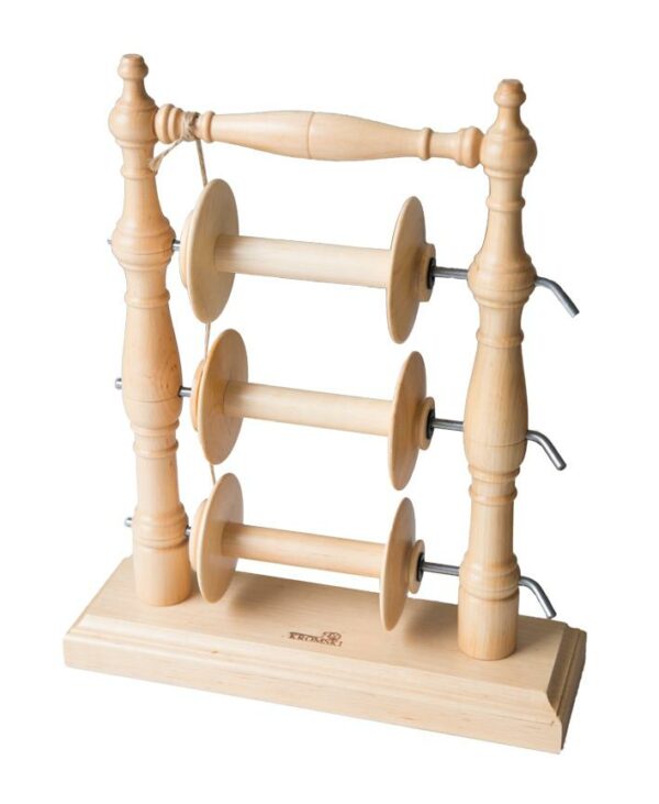 Kromski Spulenhalter Lazy Kate Vertikal lackiert