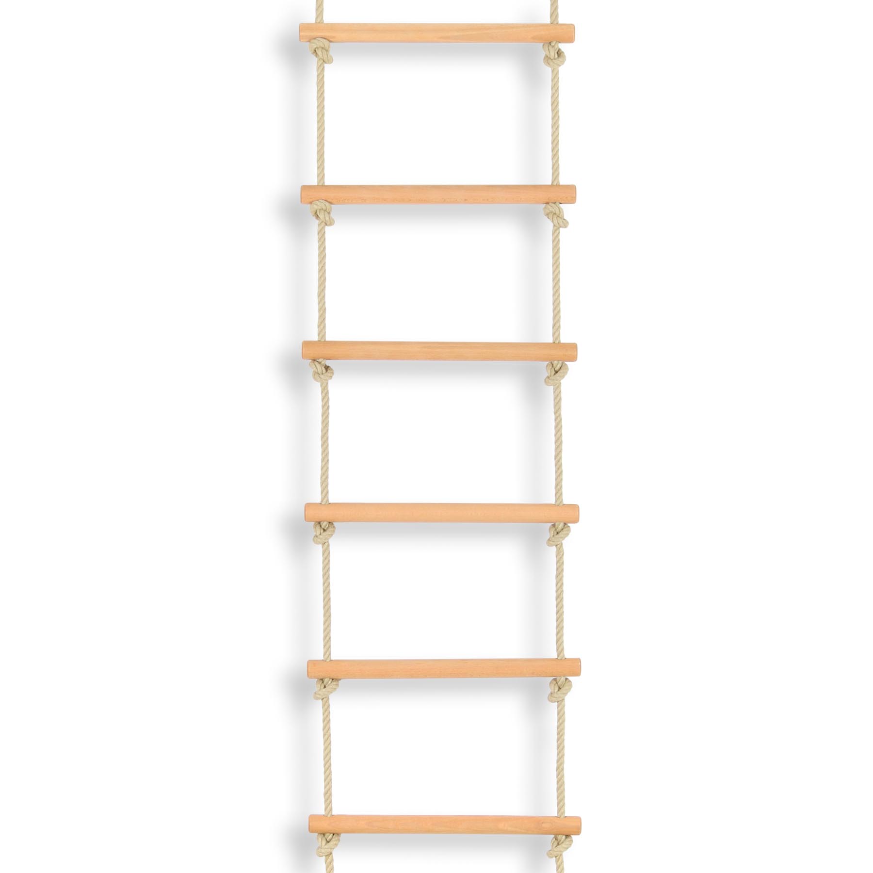 Strickleiter 3,5 m, Polyhanf 14 mm, 11 Holzsprossen