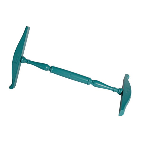 Kromski Kreuzhaspel Niddy Noddy groß lackiert Türkis