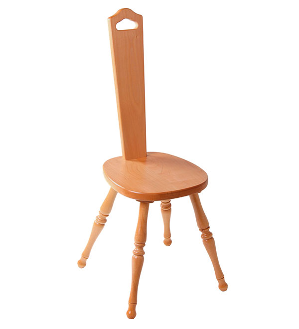 Ashford Spinnsessel lackiert
