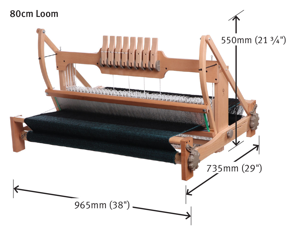 es800n_webstuhl_80_8_02 Ashford Table Loom 8 Schaft 80 cm Webstuhl + SR