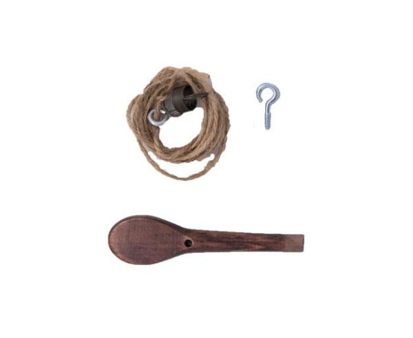 Kromski Fantasia Bremsschnur mit Regelknopf und Haken Walnuss