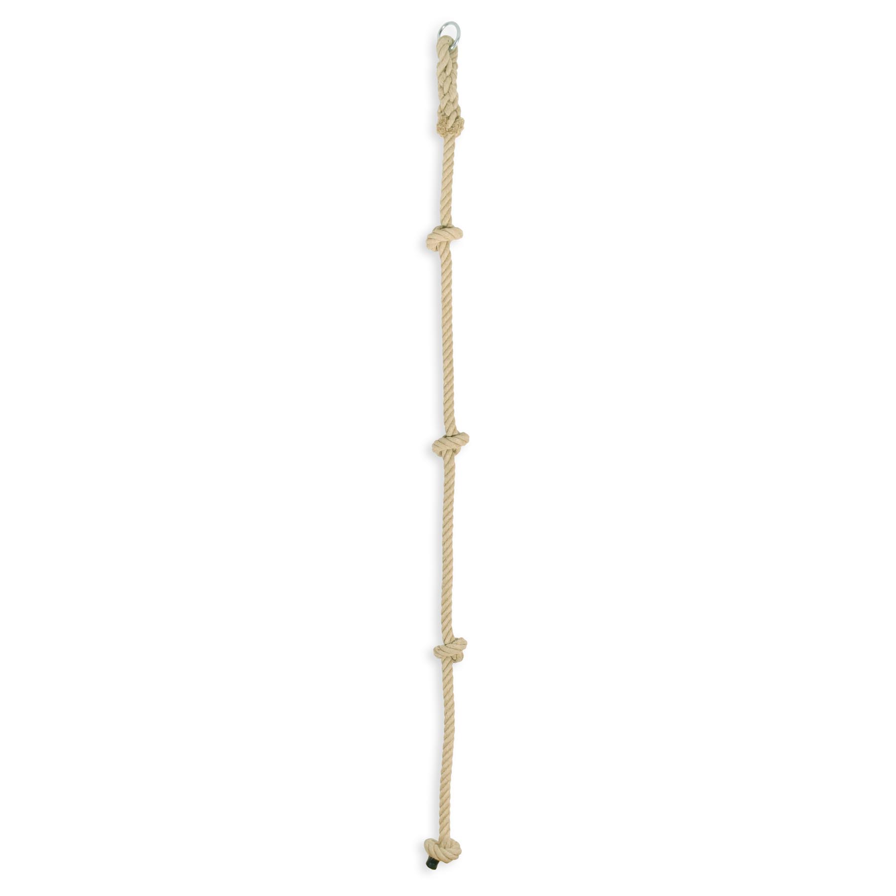 Knotentau, 2,0 m, 4 Knoten, 20 mm, Ring + Endschlauch