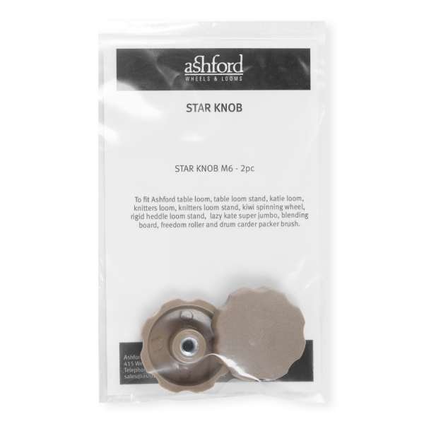 Ashford Star Knobs M6 - Pkg. 2 Stk.