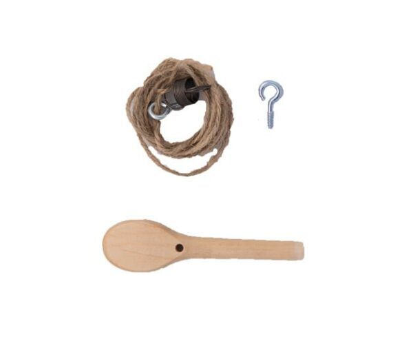 Kromski Fantasia Bremsschnur mit Regelknopf und Haken lackiert