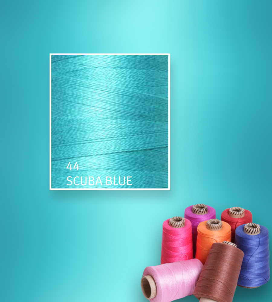 Baumwollgarn mercerisiert 5/2 - Scuba Blue