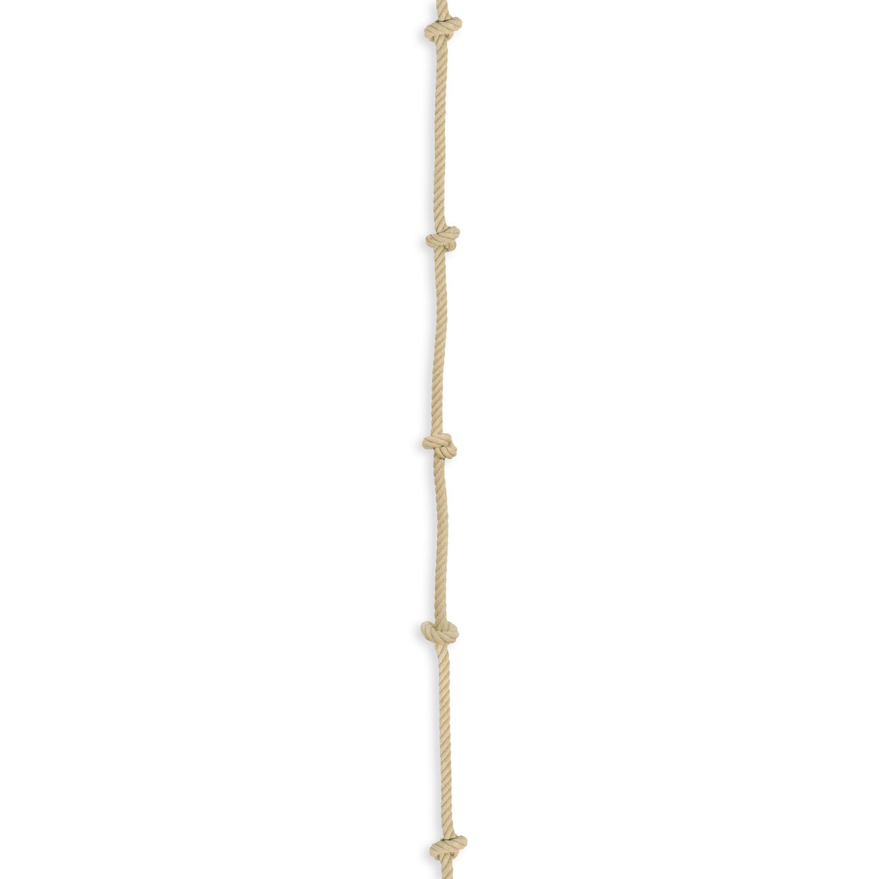 Knotentau, 3,5 m, 7 Knoten, 24 mm, Ring + Endschlauch