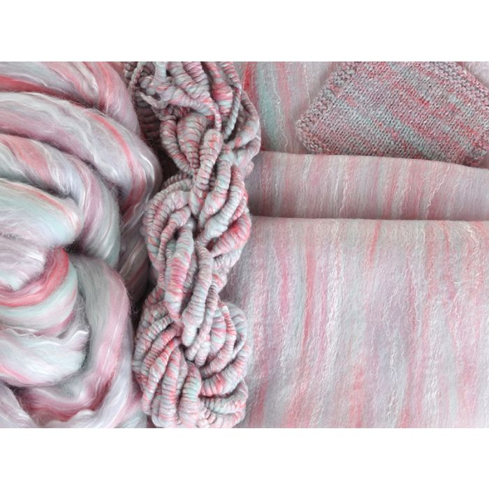 Ashford Kammzug Seide/Merino - Gelato