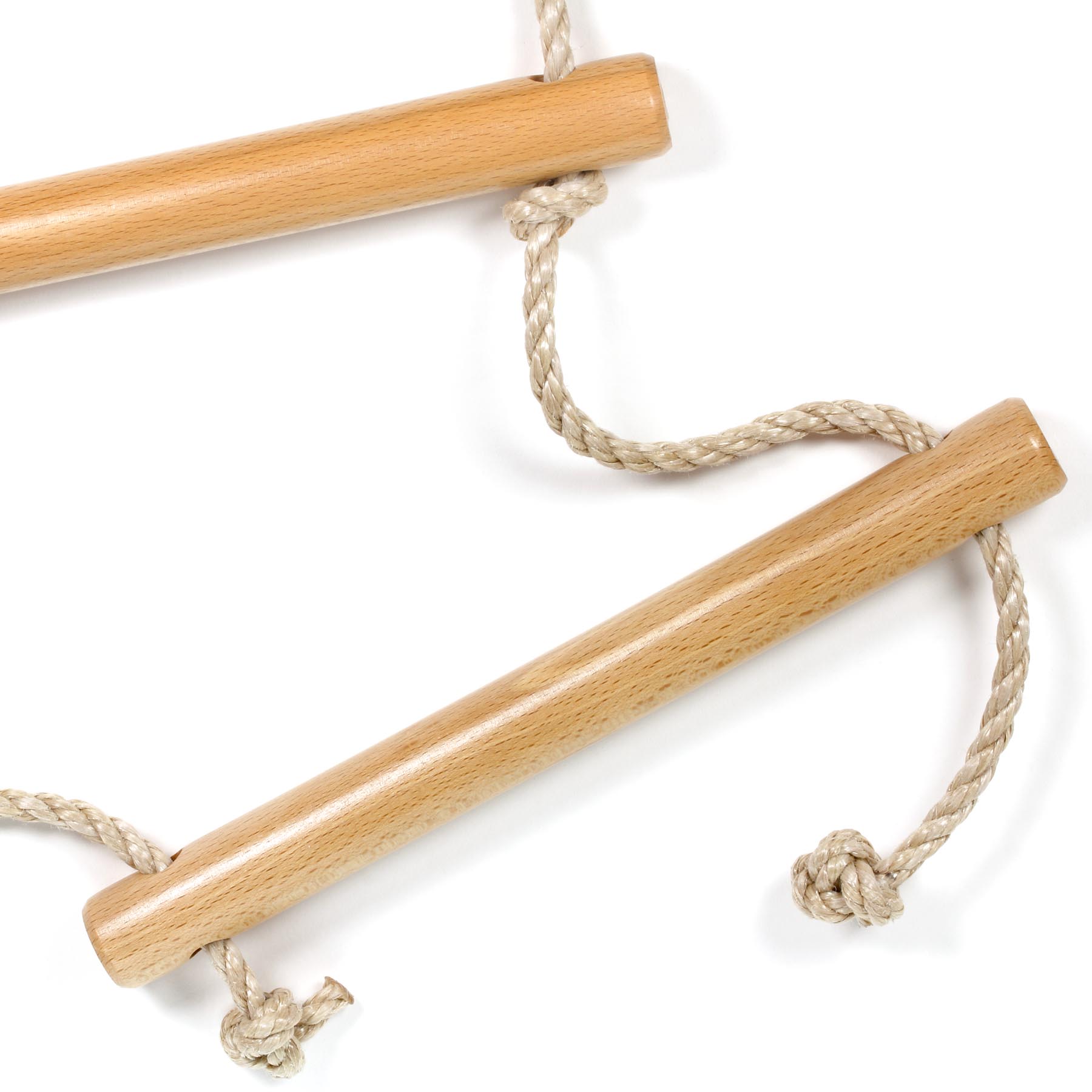 Kinderstrickleiter 3,0 m, PP beige 8 mm, 9 Sprossen