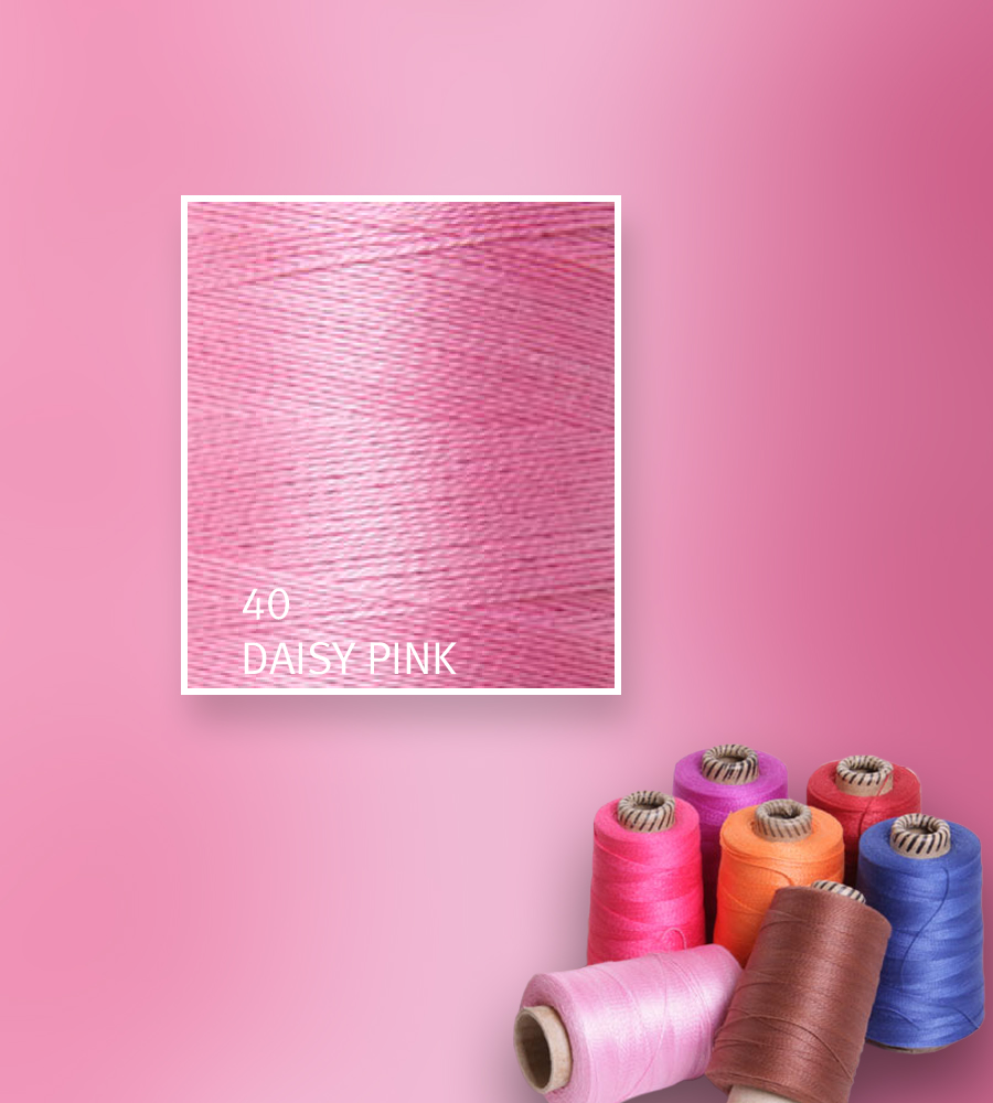 Baumwollgarn mercerisiert 5/2 - Daisy Pink