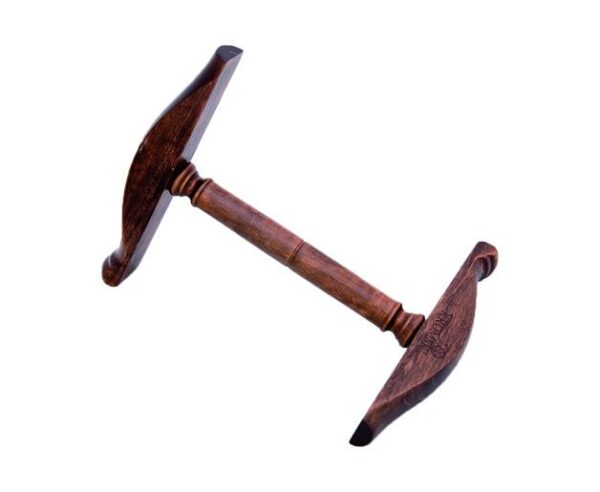 Kromski Kreuzhaspel Niddy Noddy klein lackiert Walnuss