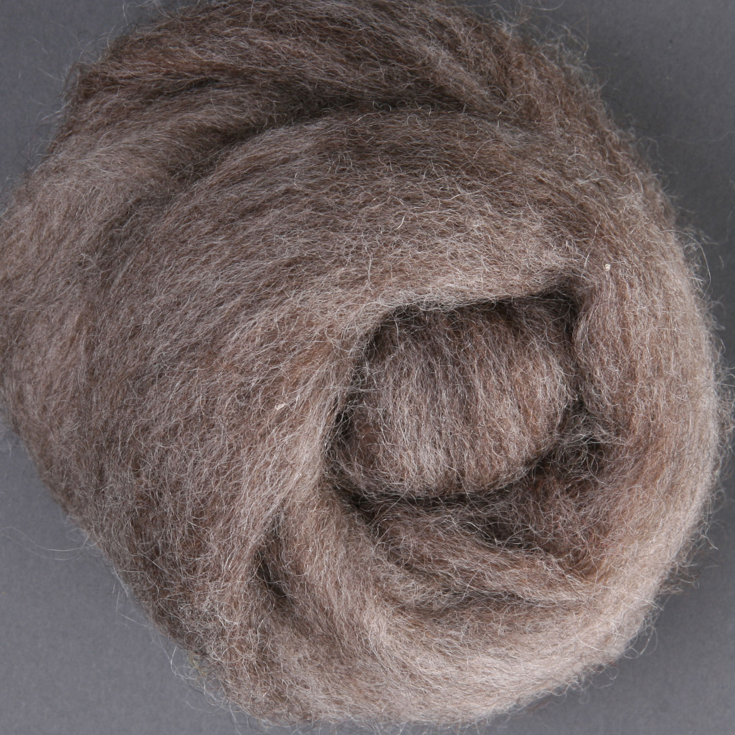 Ashford Kammzug Corriedale - Mittelgrau-braun
