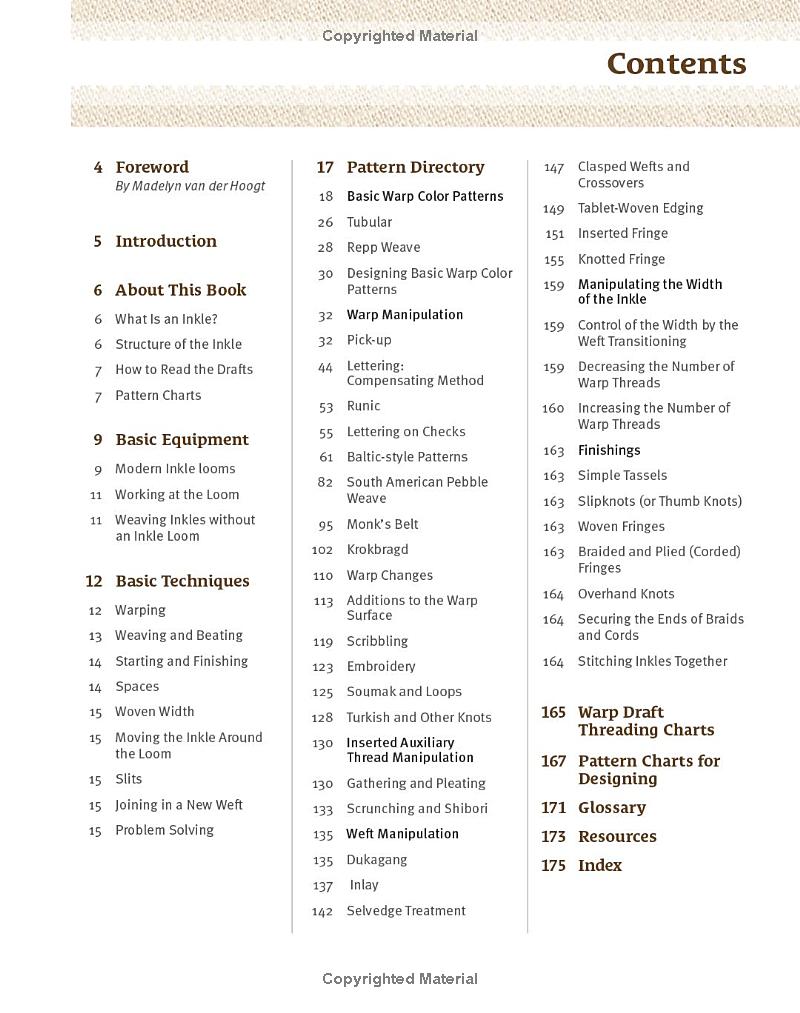 Schacht - The Weaver's Inkle Pattern Directory