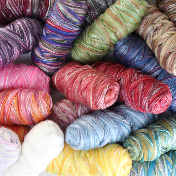 Ashford Kammzug Seide/Merino - Juniper