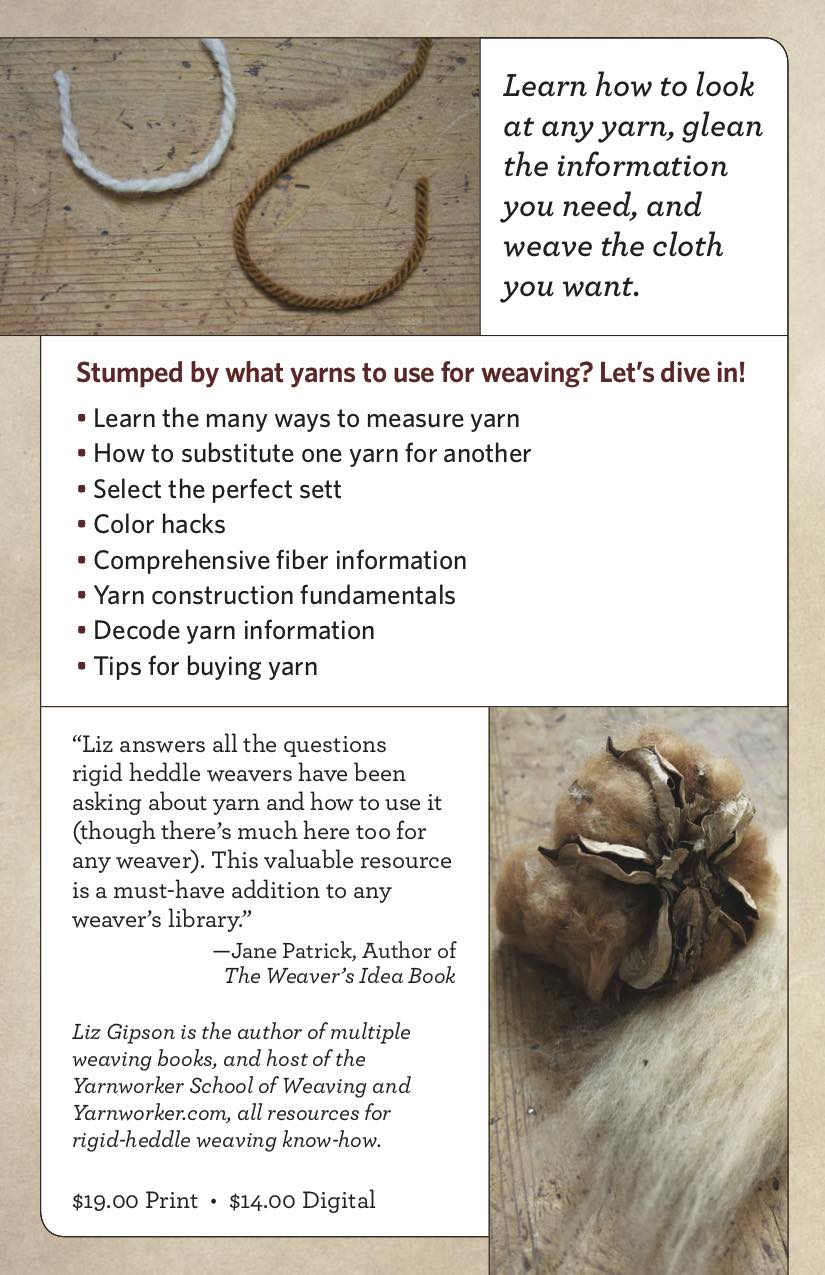 Schacht - A Weaver's Guide to Yarn