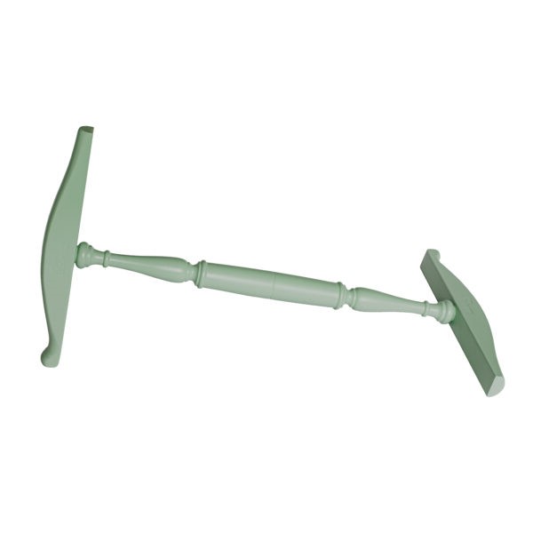 Kromski Kreuzhaspel Niddy Noddy groß lackiert Minzgrün