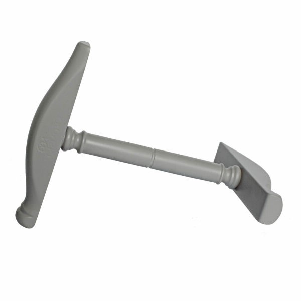 Kromski Kreuzhaspel Niddy Noddy klein lackiert Grau