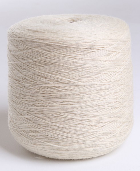 Ashford 100% NZ Wool 4 ply naturweiß - 1 kg Kone
